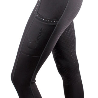 Campus Emma Crystal Tights - Sort - STR 36