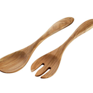 Cilio Salatbestik 30 cm oliventræ, TOSCANA