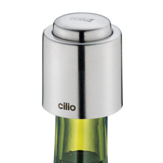 Cilio Vinstopper H: 4,5 cm stål - Vinflaske prop