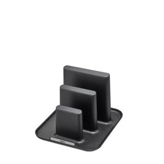 Gefu Holder til grydelåg, skærebræt, tablet, 3 rum