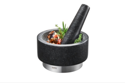 Gefu Morter Ø14cm H8cm - Granit / rustfrit stål
