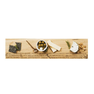 Just Slate Antipasti serveringsbræt i egetræ 60cm