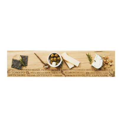 Just Slate Antipasti serveringsbræt i egetræ 60cm
