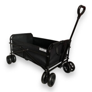RASK Trækvogn 101 x 50 cm Black 8-wheel