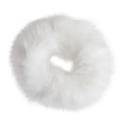 SD Design Princess Fake Fur Elastik, Hvid