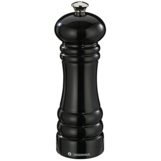 Zassenhaus Peberkværn / Saltmølle 18 cm sort højglans BERLIN
