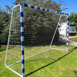 Fodboldmål 240 x 160 cm Hvid/blå by Freeplay